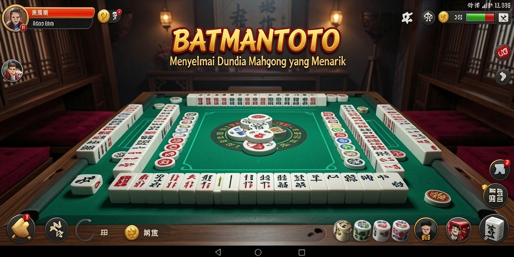 Screenshot gameplay BATMANTOTO yang menampilkan tantangan Mahjong.