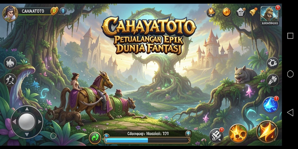 Gameplay menyerupai petualangan fantasi yang memukau dan menantang.