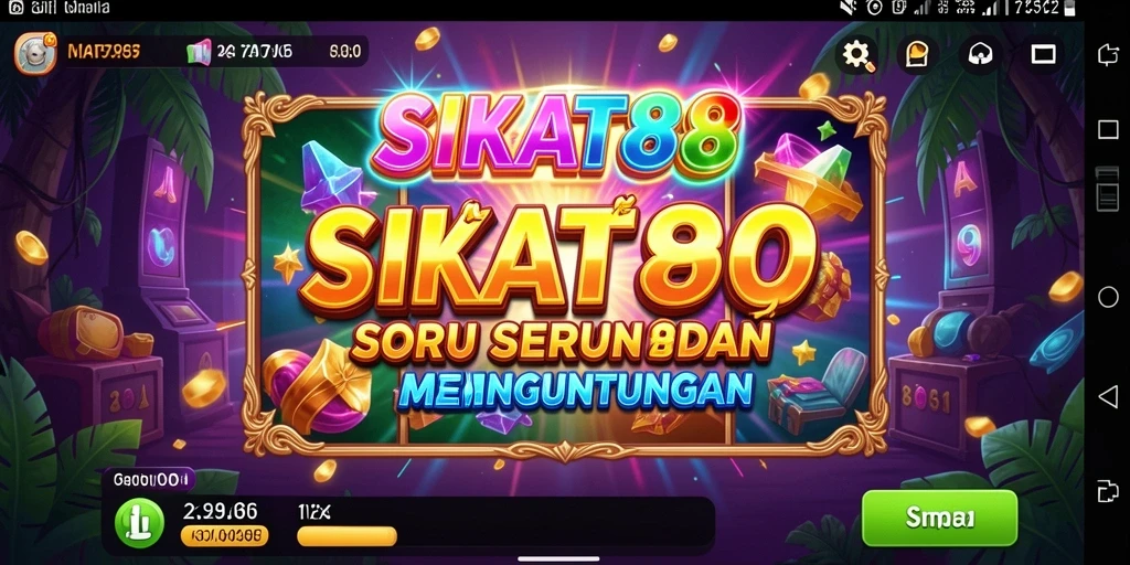 Tampilan gameplay menarik dari permainan Slot SIKAT88.